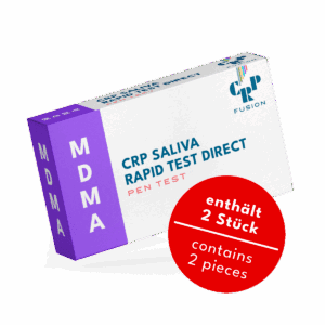 Test rapide de dépistage de drogues - Test salivaire Ecstasy - Usage domestique - 50ng/ml - 2Pcs.