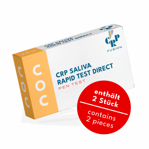 Test rapide de dépistage de drogues - Test salivaire de cocaïne - Usage domestique - 20ng/ml - 2Pcs.