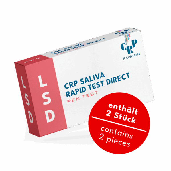 Test rapide de dépistage de drogues - Test salivaire LSD - Usage domestique - 10ng/ml - 2Pcs.