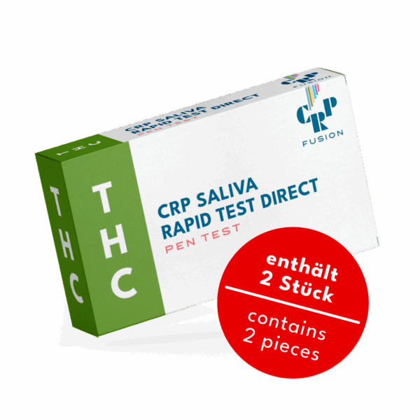 Test rapide de dépistage de drogues - Test salivaire de dépistage de marijuana - Usage domestique - 12ng/ml - 2Pcs.