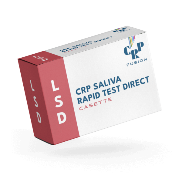 Cassette de test rapide de dépistage de drogues - Test salivaire LSD - Usage domestique - 10ng/ml